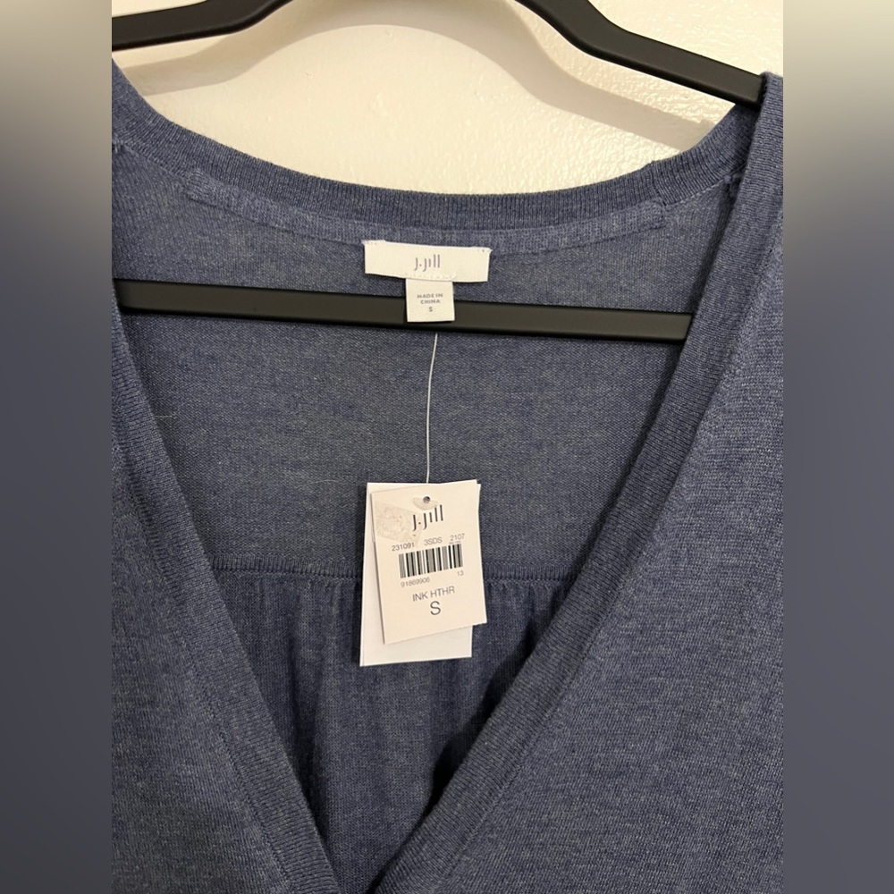 NWT Jjill lightweight blue cardigan - Picture 4 of 6